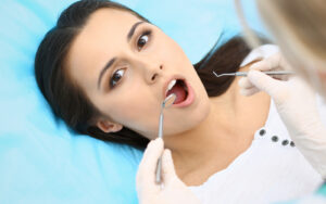 Woman Receiving Checkup